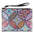 thumbnail image 1 of Cuadros Decorativos DIY Mandala en forma especial diamante pintura bolsos de mano mujeres cartera embrague Ehuebsd Nuevos Originales, 1 of 8