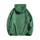 thumbnail image 4 of pstuiky hombres de manga larga, Sudadera con capucha de polar cálido de manga larga de color liso para hombre top de hombre l, 4 of 7