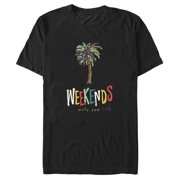 Men's NEFF Weekends Made For Fun Graphic Tee Black Small