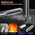thumbnail image 2 of KOOPOOL 80-Piece Professional Tap and Die Set, SAE and Metric Threading Tool Kit for Internal & External Thread Repair (NC/NF/NPT Compatible), 2 of 6