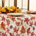 thumbnail image 6 of Fall Tablecloths Rectangle, Thanksgiving Table Cloths Autumn Harvest Maple Leaf Farmhouse Table Covers for Party Picnic Dinner Decor (60 x 84 Inch), 6 of 6