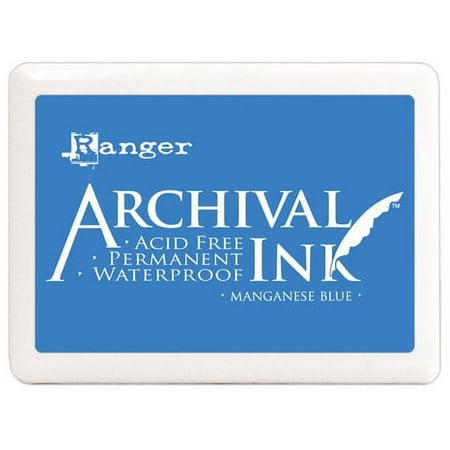 UPC: 0789541030539 | Ink Pad Jumbo Manganese Blue Archival Dye Permanent Waterpro