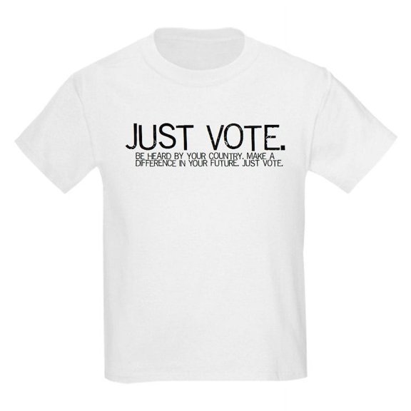 CafePress - Future Voter's Light Tee (2 Colors, Child) - Light T-Shirt Kids XS-XL