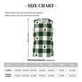 thumbnail image 4 of Sikiie Green White Lumberjack Plaid Basketball Jersey Reversible Men's Mesh Athletic Sports Shirts Training Practice S-4XL, 4 of 6