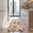 thumbnail image 4 of Black Cute Dachshund Dog and Wine Kitchen Rug Mat,Kitchen Runner Rugs Non Skid Washable,Decorative Kitchen Floor Mats for Kitchen,Sink,Laundry,17"x47.2", 4 of 7