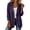 Purple, variant on YSUEJPF Womens 3/4 Sleeve Blazers Collared Open Front Jacket Lightweight Work Office Cardigans
