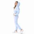 thumbnail image 7 of Women’s Velour Jogger Set – Soft Zip Hoodie & Drawstring Sweatpants 2 Piece Outfit, 7 of 7