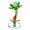 Grass Green, variant on Misright Exquisited Crystal Plant Flower Leaf Sculpture Enhances Space Decoration