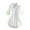 White, variant on Staron Women's Shirts Casual Loose Waist Tunic Top Short Sleeve Round Neck Blouse, Yellow 4XL
