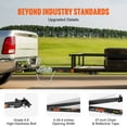 thumbnail image 3 of VEVOR Tow Bar, 5500 lbs Towing Capacity with Chains, Powder-Coating Alloy Steel Bumper-Mounted Universal Towing Bar, Coupler Fits 2-Inch Ball Hitch, 39.4-Inch Opening Width, for RV Car Trailer Truck, 3 of 9