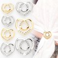 thumbnail image 1 of 2pcs Rhinestone Scarf Buckle Rings Shawl Buckle Fashion Scarf Rings Women Clothing Jewelry, 1 of 8