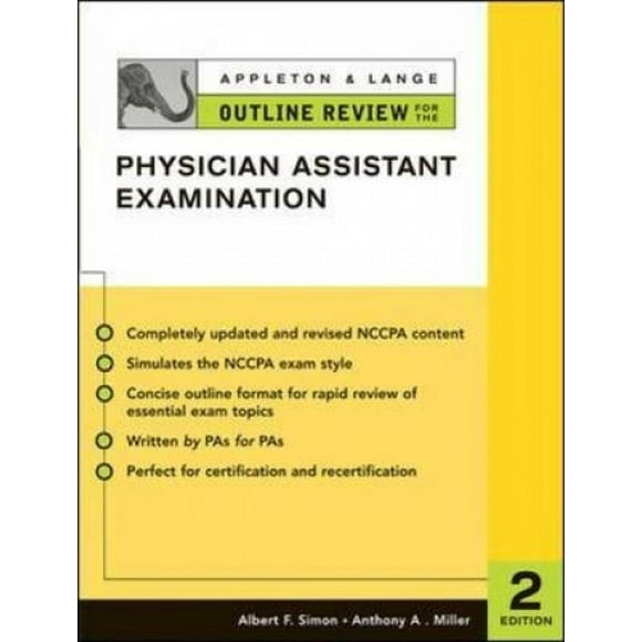 Appleton & Lange Examen Contour pour l'Examen d'Assistant Médical, Deuxième Édition