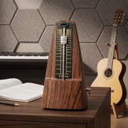 Mechanical Metronome with Wood Grain Finish – High Precision for Piano & Guitar