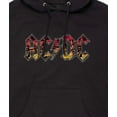 thumbnail image 3 of AC/DC - Poster Texture - Men's Fleece Pullover Hoodie, 3 of 5
