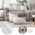 thumbnail image 6 of Outdoor Pillow Covers Spring Watercolor Floral Art Waterproof Pillow Cases 24x24 Set of 2, He Is Risen Throw Pillow Cover Pillowcase for Patio Balcony Couch Garden, 6 of 9