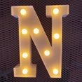 thumbnail image 1 of LED Marquee Letter Lights Sign, Light Up Alphabet Letter for Home Party Wedding Decoration N, 1 of 5
