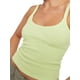 thumbnail image 3 of Lucakuins Mujeres Tank Tops, Color Sólido Básico Sin Mangas Escote Redondo Slim Fit Camisas Camisola Acanalada Tops Lucakuins moda, 3 of 6