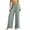 Green, variant on Womens Star Print High Waist Wide Leg Loungewear Pants Elastic Waist with Scalloped Hem Loose Fit Soft Breathable Casual Full Length Sleep Bottoms
