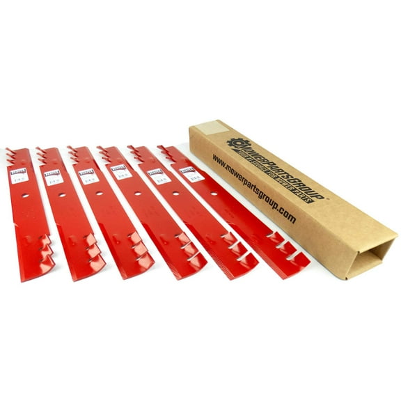 (6) Mulching Blades Fits Dixie Chopper, Dixon, Toro & Gravely 30227-50, 046998