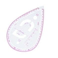 thumbnail image 3 of Craft Sewing Tool French Curved Ruler Measure Ruler Dressmaking Drawing Template Tool Multifunctional Patchwork Ruler, 3 of 8