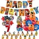 thumbnail image 2 of Bandera con números para fiesta de cumpleaños con temática de Dragon Ball, Son Goku, Vegeta, globo, decoración para tarta, regalo de Navidad para niños, 2 of 5