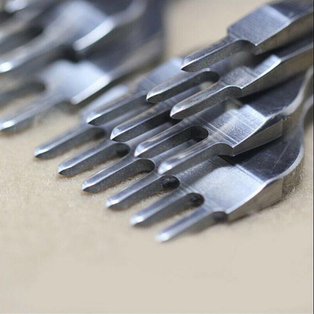 4PCS Leather Craft Punch Tool Hole Chisel Graving Stitching Sewing Tools Set