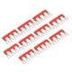 thumbnail image 1 of Raya Tipo Horquilla de Barrera Cubierta de PVC de Material de Cobre 25A Tiras de Terminales de Bloque de Puente TB para Electrodomésticos Paquete de 10 Piezas, 1 of 8