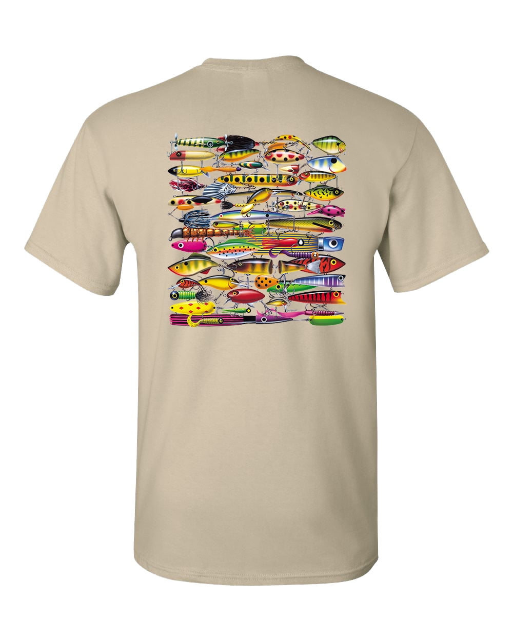 Trenz Shirt Company Fishing Lures Unisex Short Sleeve T-shirt - Bild 15 von 22
