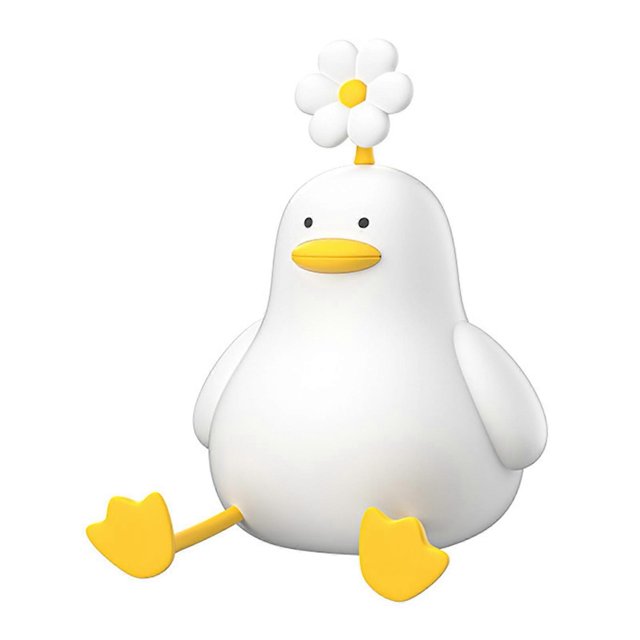 Portable Flower Ducks Patting Light Personalized Desk Night Light for Kids Children Adult Room