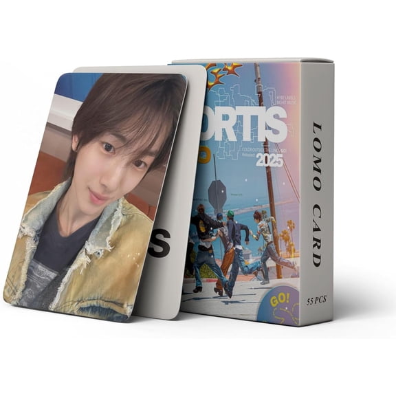 CORTIS GO! 2025 Laser Lomo Cards - 55PCS Photocards (MARTIN & Group Versions) for CORTIS Fans