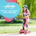 thumbnail image 3 of Scooter de 3 Ruedas Hurtle para Niños y Niñas 1 Año en Adelante, Patin del Diablo, Luces LED en las Ruedas, Manillar Ajustable y Asiento Plegable, Modo Sentado o de Pie con Freno, Sandia, 3 of 8