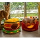 thumbnail image 5 of 2Pieces Cat Bed Basket Kennel Cozy Plush Sleeping Cojín Almohadilla Suministros para Mascotas, 5 of 9