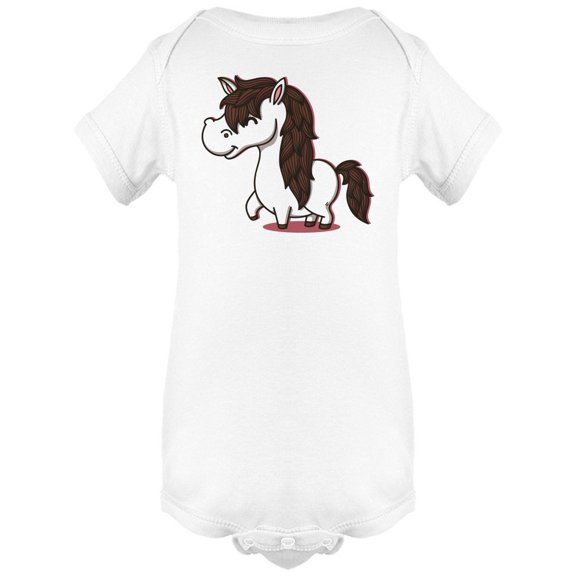 Adorable White Horse Bodysuit Infant -Image by Shutterstock, 6 Months
