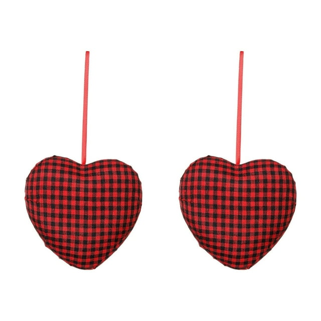 Specollect 6 Pcs Valentines Day Heart Pendant Red 3D Foam Hearts Wedding Party Decoration Romantic Ornament