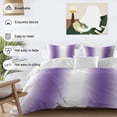 thumbnail image 4 of Purple White Ombre Bedding 3 Piece Duvet Cover Set Full Size, Modern Abstract Art Farmhouse Gradient Soft Microfiber Comforter Cover with Zipper Closure & Pillowcases, FadeResistant Quilt Cover, 4 of 9