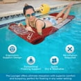 thumbnail image 4 of VOS Infinity Lounger Effusion Float for Adults, Ultra Buoyant Water Floats for Pools, Beaches, Lakes, Water Parks, 72" x 26" x 1.5"(Maple Leaf), 4 of 7