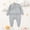 Grey, variant on Dpytoraw Baby Boys Full Zip Up Pajamas Infant Romper With Front Zipper Soft Long Sleeve Jumpsuit For Newborn Toddler Cozy Sleeper Outfit Boys Jumpsuit Long Pants Size Newborn-1 Months