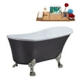 thumbnail image 2 of 55" Streamline N359BNK-IN-BNK Clawfoot Tub and Tray With Internal Drain, 2 of 14