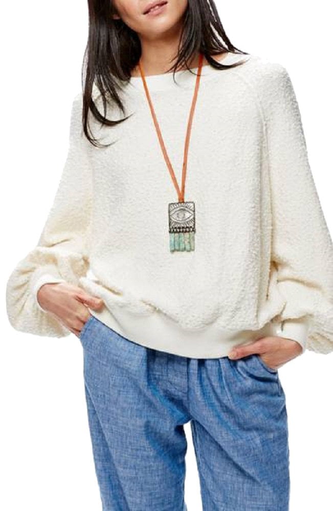 free people found my friend sweatshirt