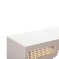 thumbnail image 4 of Suzie Cream & Rattan Console Table, 4 of 6