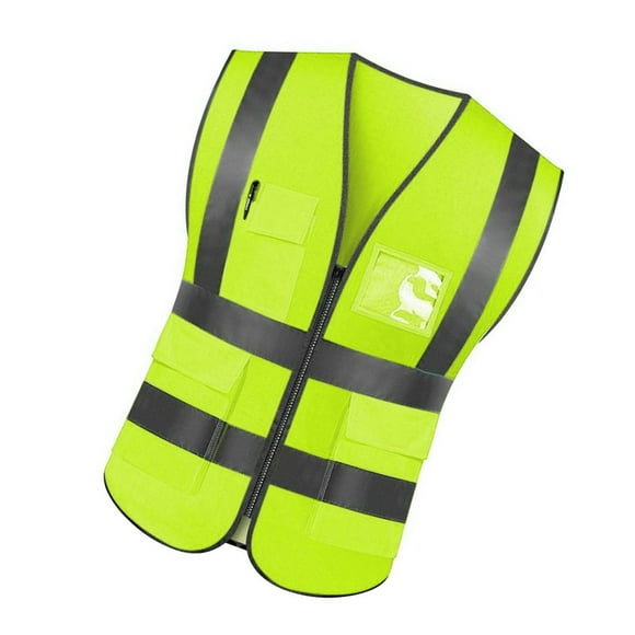 Mujeres Hombres Trabajo nocturno Chaleco reflectante Construcción Tráfico Malla transpirable Ropa de trabajo Tipo A seitruly AF0141-01B