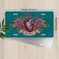 thumbnail image 2 of 1 Pcs 2D Flat License Plate Covers & Frames, Blessed Heart For Decorative Front, Waterproof For Decoration Aluminum License Plate Covers & Frames Cover For Men Women, 12" X 6", 2 of 6