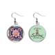 thumbnail image 1 of Cultura de flor morada Mexicon elemento grabado Colgante decorativo temporada pendientes de primavera joyas Unbranded M, 1 of 3