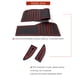 thumbnail image 5 of Riwesomey 12 piezas de PVC para reposabrazos de coche, alfombrilla con ranura para puerta, posavasos antideslizante, alfombrilla con ranura para puerta, Automoción decorativa y accesorios, 5 of 6