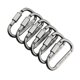 thumbnail image 3 of Mosquetón Clip Mosquetón Llavero Mosquetón De Bloqueo Mosquetón De Aluminio Forma De D Hebilla Paquete Llavero Clip Resorte Clip Llavero Clip Gancho Tornillo Puerta Hebilla Gris 6Pcs 1Pc Vogacara HA024323-02, 3 of 7