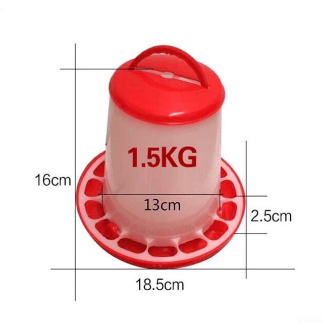 KDYOOE Chicken Bucket Duck Goose Fodder Barrel Bird Automatic Feeding Cup Farming Tool
