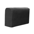 thumbnail image 3 of CHOK 2024 2pcs  Elastic Sofa Armrest Cover Simple Sofa Side Towels Protective Cloth for Home Office (Black), 3 of 6