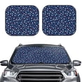 thumbnail image 2 of Vsdgher Colorful Stars Print Car Windshield Sun Shade, Reflective Sunshade Window Sunshade Sun Visor Protector Fit for Cars,Trucks,SUVs-Small, 2 of 6