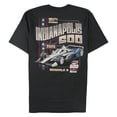 thumbnail image 2 of Camiseta gráfica Indy 500 Americana para Hombre Negra Pequeña, 2 of 4