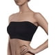 thumbnail image 2 of Sujetador bandeau para mujer, 3 piezas, acolchado, sin tirantes, suave, sin costuras, con parte superior de tubo, varios tamaños (color negro, blanco y nude)., 2 of 5